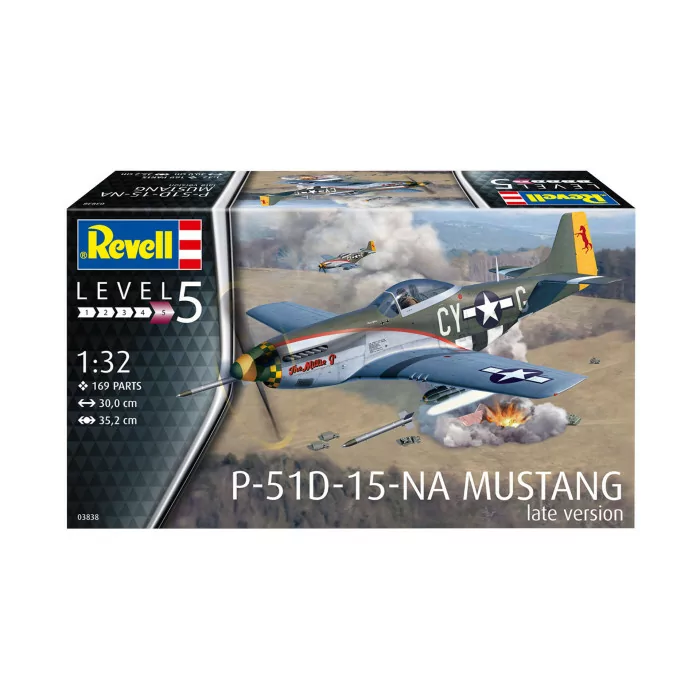 Revell 1/32 P-51d-na Mustang Airplane Model Kit