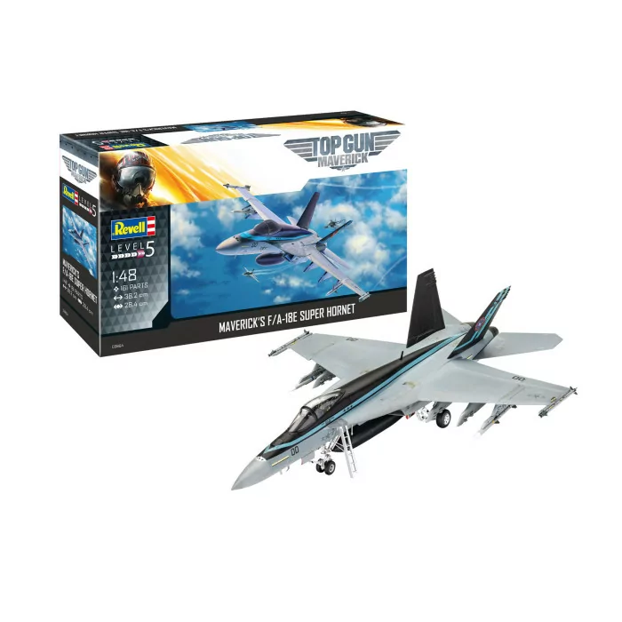 Revell 1/48 F/A18E Super Hornet Top Gun Maverick Airplane Model Kit