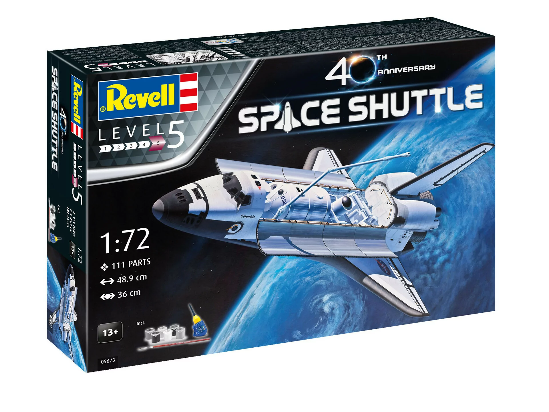 Revell 1/72 Space Shuttle 40th Anniversary Airplane Model Kit RMX805673_11