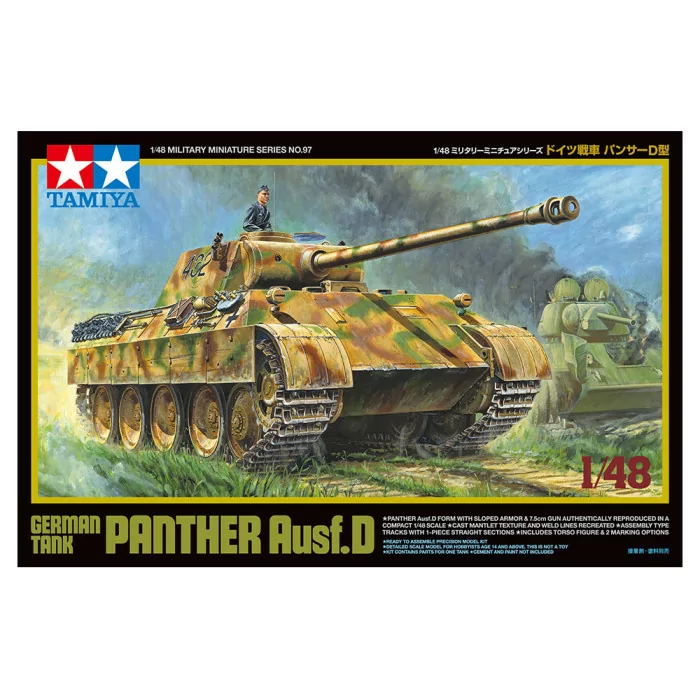 Tamiya 1/48 German Tank Panther Ausf.D Model Kit