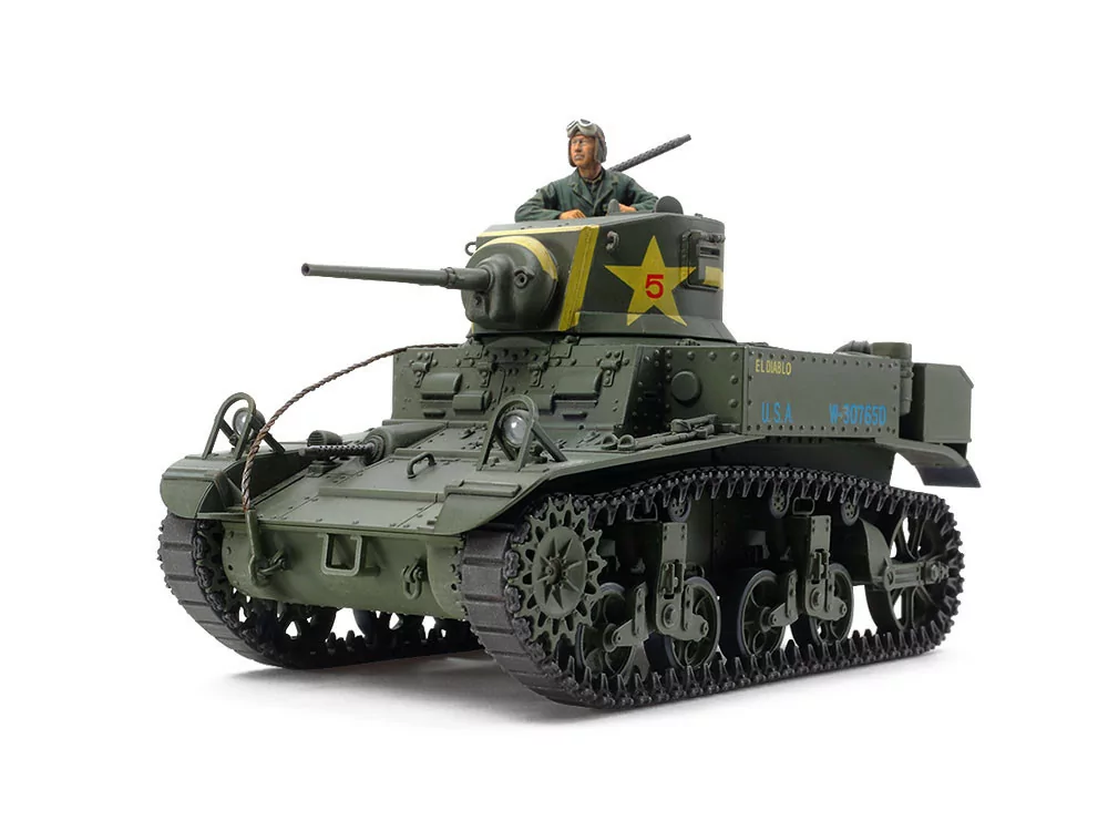 Tamiya 1/35 US Light Tank M3 Stuart Model Kit TAM35360_1