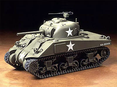 Tamiya 1/48 Medium Tank M4 Sherman Early Production Model Kit TAM32505_1