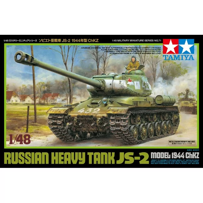 Tamiya 1/48 Russian Heavy Tank JS-2 Model Kit