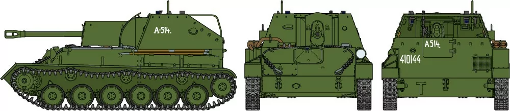 Tamiya 1/35 Russian Self-Propelled Gun SU-76M Model Kit TAM35348_9