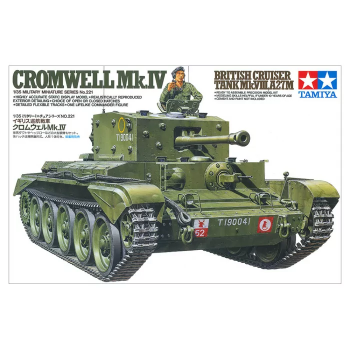 Tamiya 1/35 Cromwell Mk. IV Cruiser Tank Model Kit