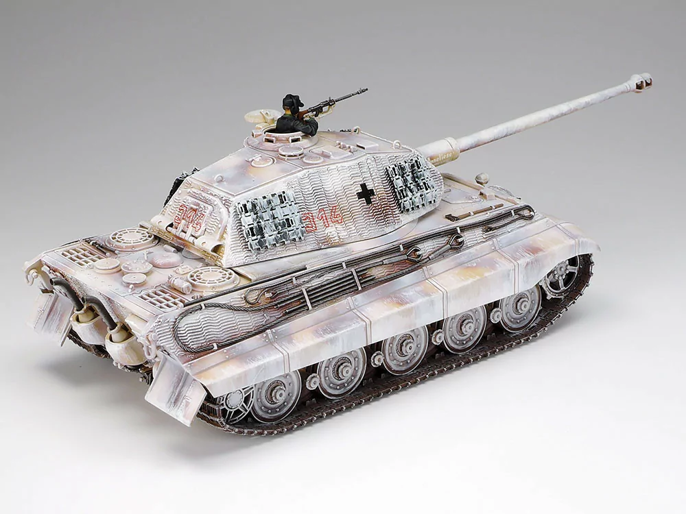 Tamiya 1/35 King Tiger Porsche Turret Tank Model Kit TAM35169_3