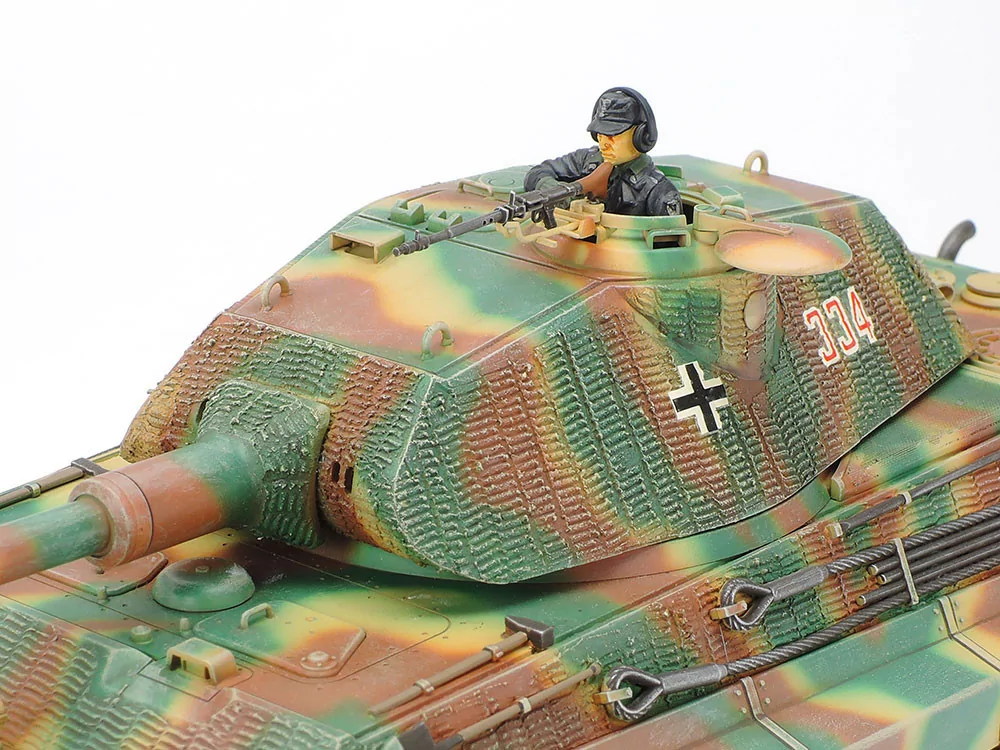 Tamiya 1/35 King Tiger Porsche Turret Tank Model Kit TAM35169_4