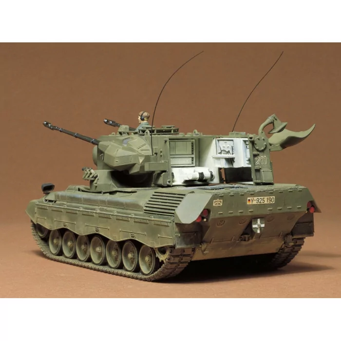Tamiya 1/35 W German Flakpanzer Gepard Tank Model Kit