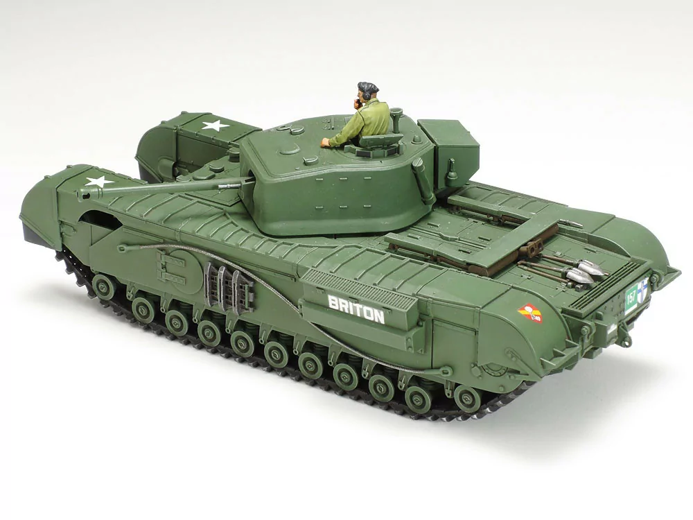 Tamiya 1/48 British Tank Churchill Mk.VII Crocodile Model Kit TAM32594_3