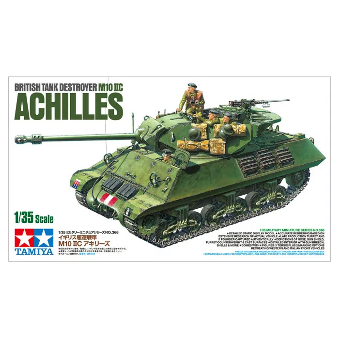 Tamiya 1/35 British Tank Destroyer M 10 IIC Achilles Model Kit