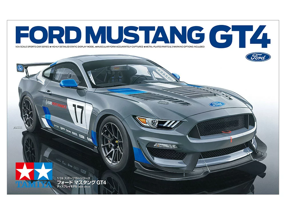 Tamiya 1/24 Ford Mustang GT4 Car Model Kit TAM24354_2