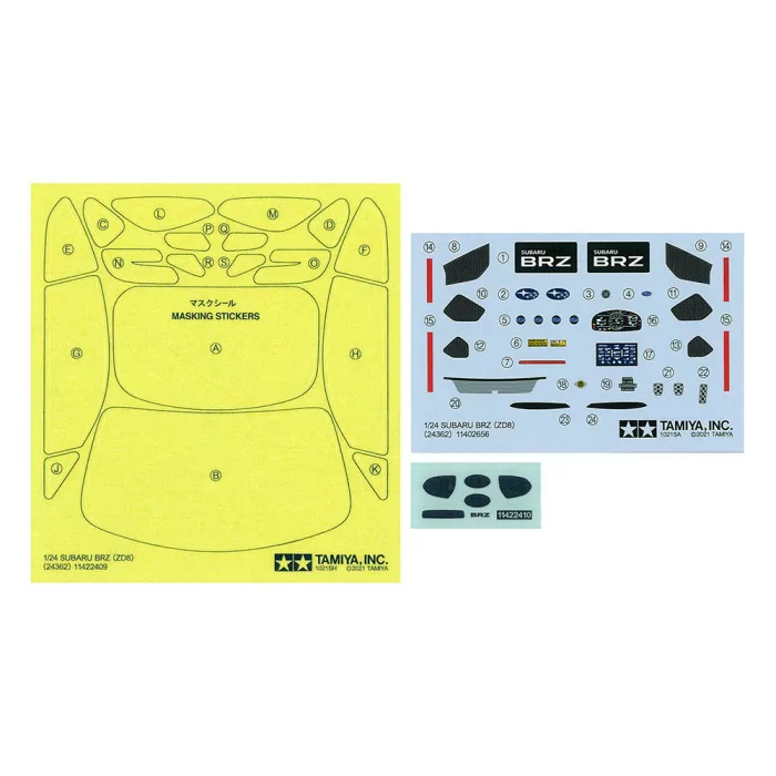 Tamiya 1/24 Subaru Brz (Zd8) Car Model Kit