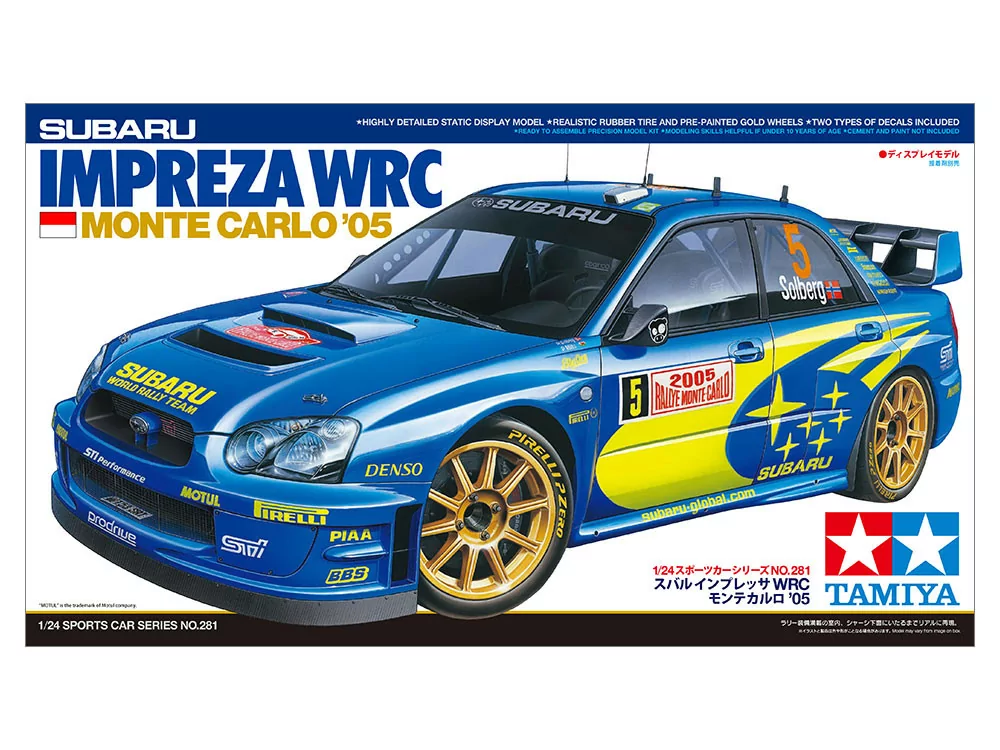 Tamiya 1/24 Subaru Impreza WRC MC Car Model Kit TAM24281_2