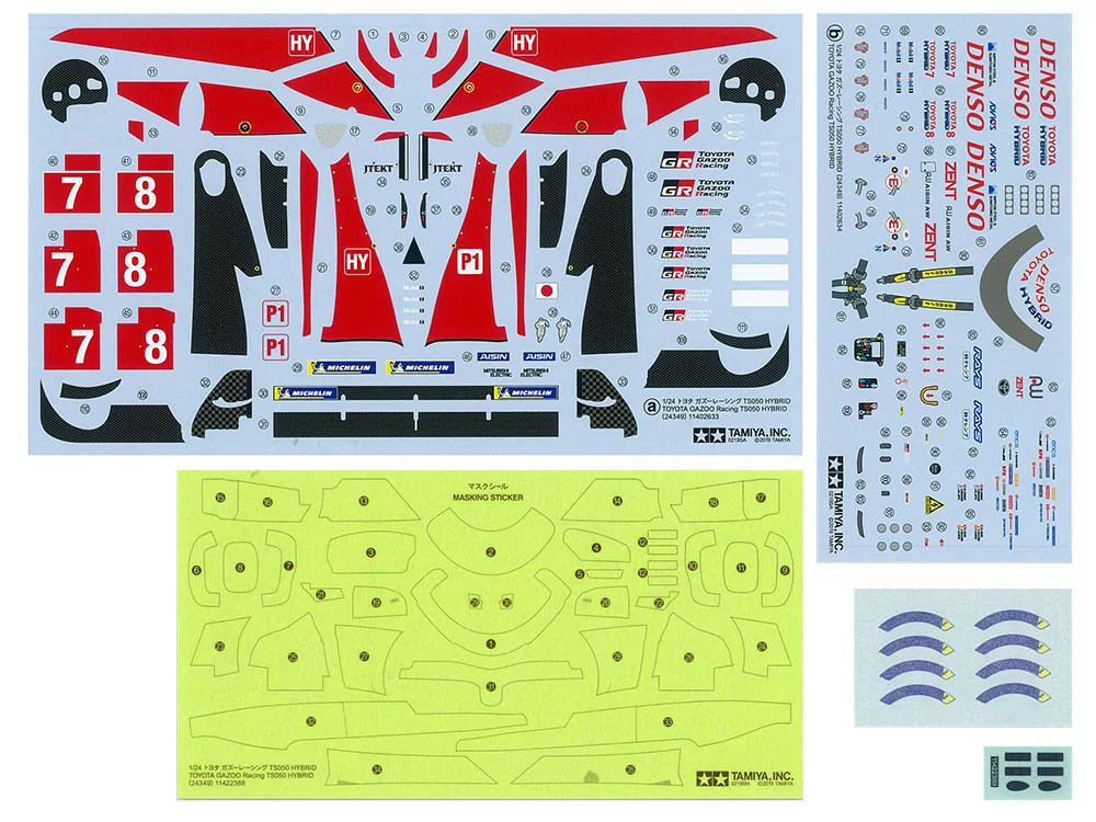 Tamiya 1/24 Toyota Gazoo Racing TS050 Hybrid Car Model Kit TAM24349_10