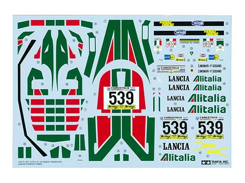 Tamiya 1/24 Lancia Stratos Turbo Car Model Kit TAM25210_5