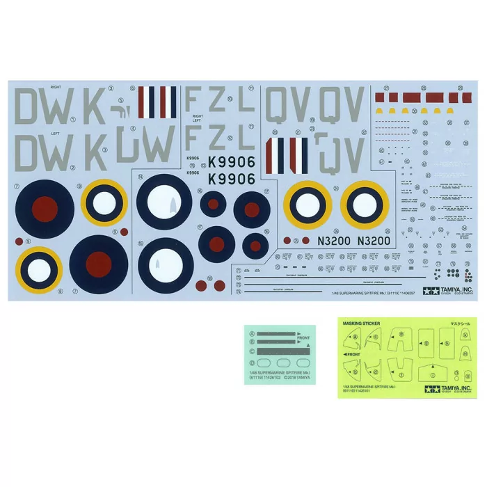 Tamiya 1/48 Supermarine Spitfire Mk.I Aircraft Model Kit