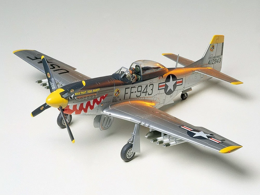 Tamiya 1/48 F-51D Mustang Korean War Aircraft Model Kit TAM61044_1