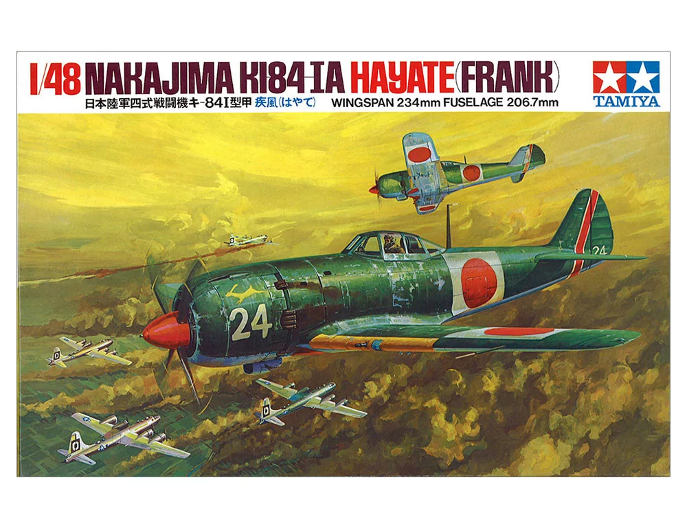 Tamiya 1/48 Japanese Hayate Frank Type 4 Airplane Model Kit TAM61013_4