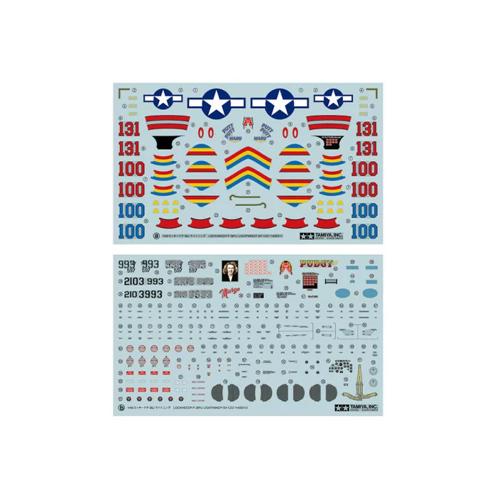 Tamiya 1/48 Lockheed P-38 J Lightning Airplane Model Kit