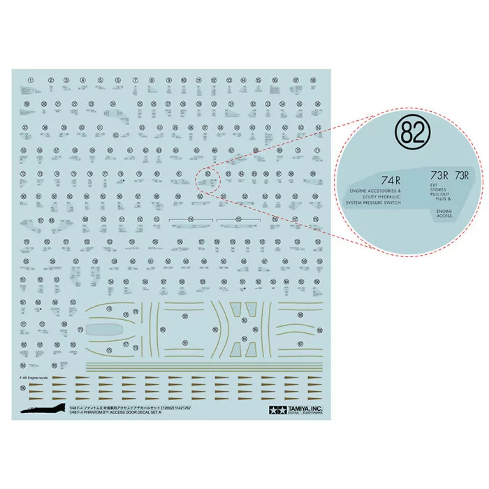 Tamiya 1/48 McDonnell Douglas F-4B Phantom II Aircraft Model Kit