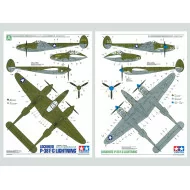 Tamiya 1/48 Lockheed P-38 F/G Lightning Aircraft Model Kit