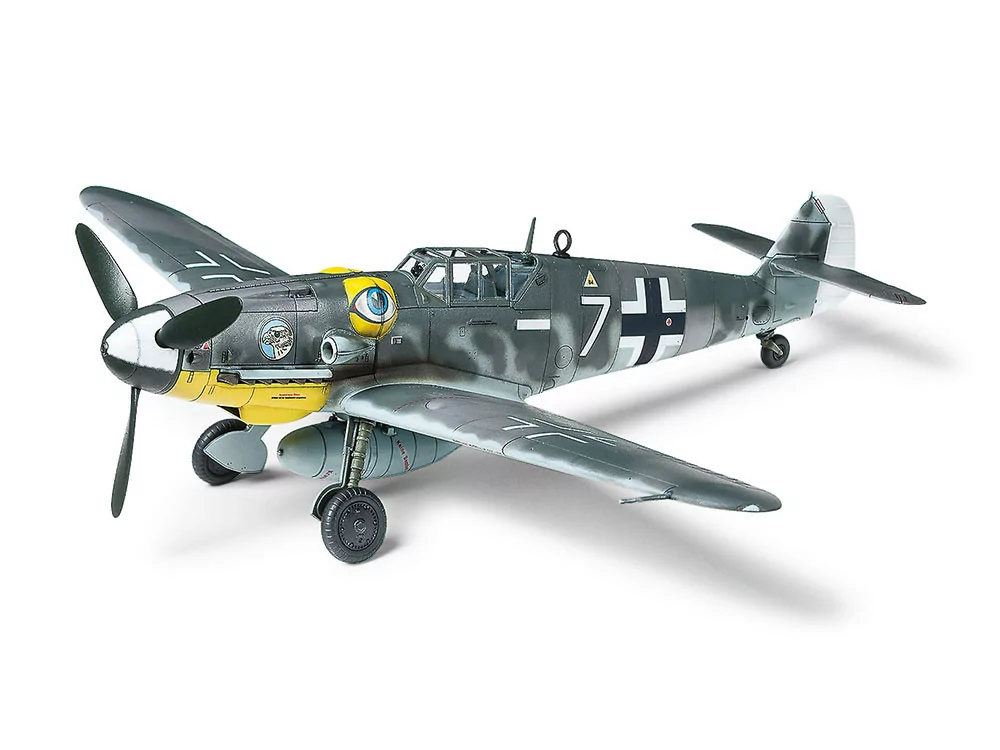Tamiya 1/72 Messerschmitt Bf109 G-6 Airplane Model Kit TAM60790_1