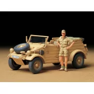 Tamiya 1/35 German Kubelwagen Type 82 Africe Corps Military Car Model Kit 