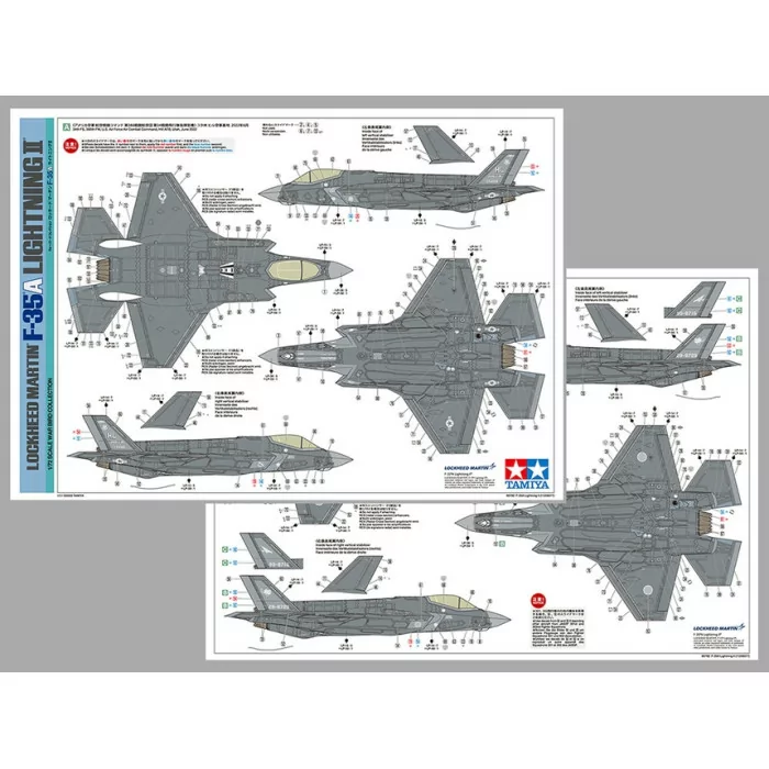 Tamiya 1/48 F-35A Lockheed Martin Lighting II Model Kit