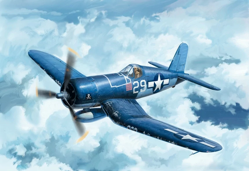Tamiya 1/72 Vought F4U-1A Corsair Model Kit TAM60775_2