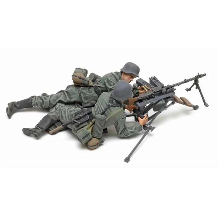Tamiya 1/35 German Mid WWII Machine Gun Team Figure Model Kit
