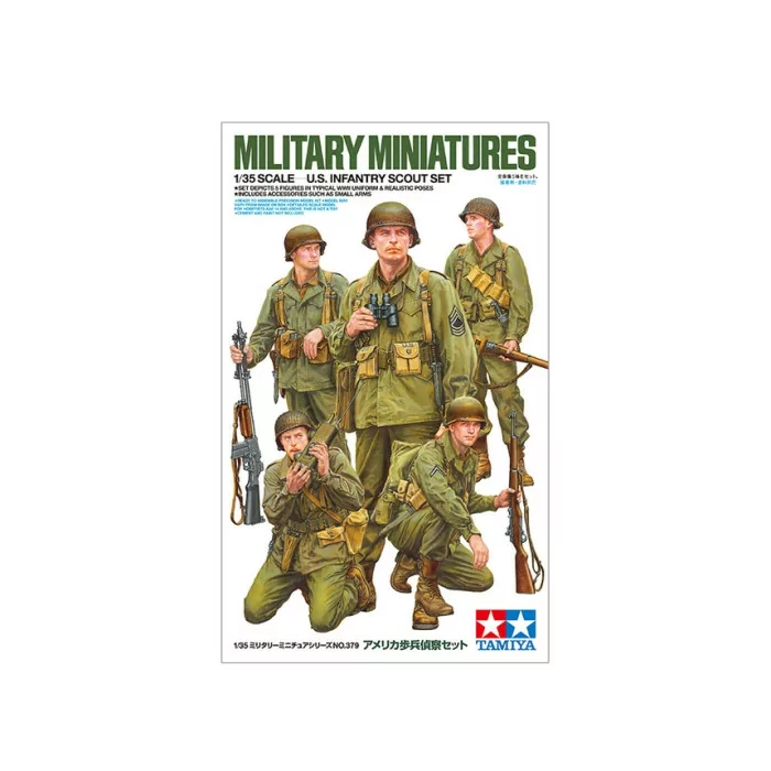 Tamiya 1/35 US Infantry Scout Set Figure Model Kit