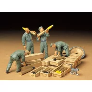 Tamiya 1/35 German Tank Amo Loading Crew Figure Model Kit