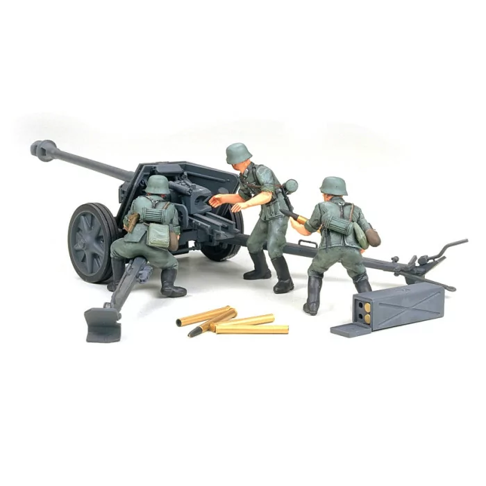 Tamiya 1/35 German 7.5cm Pak40 AT Gun Model Kit
