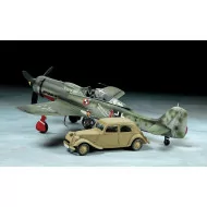 Tamiya 1/48 Focke-Wulf F 190 D-9 JV44 & Citroen Airplane Model Kit