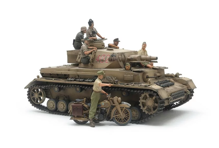 Tamiya 1/35 German Panzerkampfwagen IV Tank Model Kit TAM25208_1