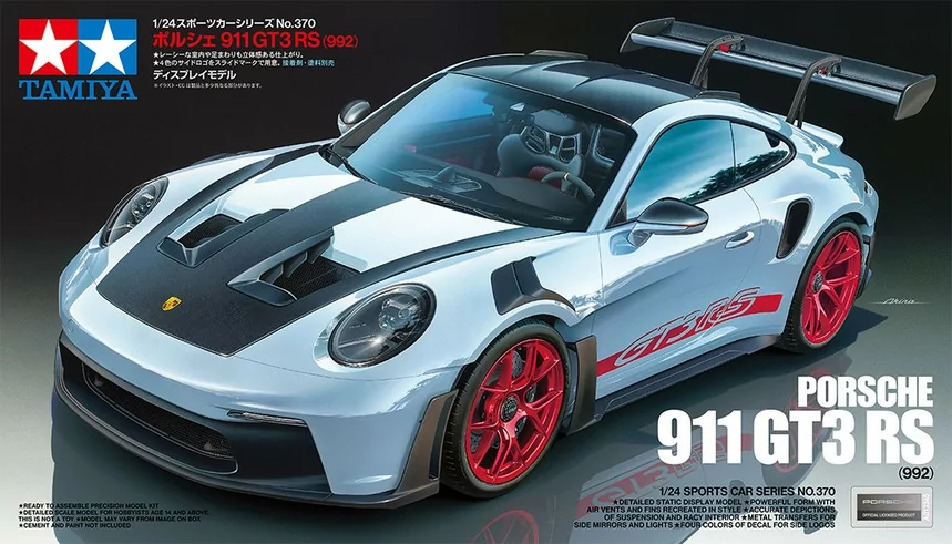Tamiya 1/24 Porsche 911 GT3 RS 992 Car Model Kit TAM24370_13