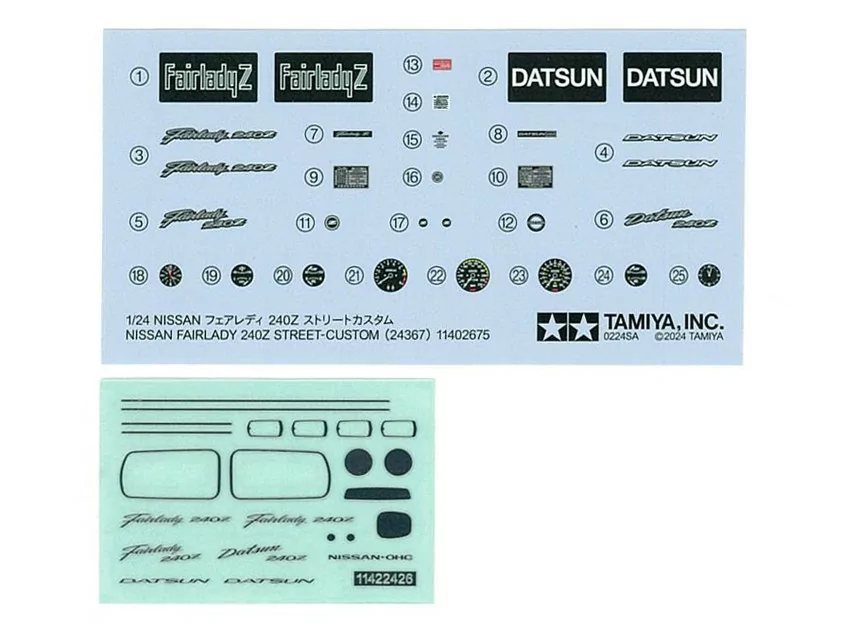 Tamiya 1/24 Nissan Fairlady 240Z Street Custom Car Model Kit TAM24367_10