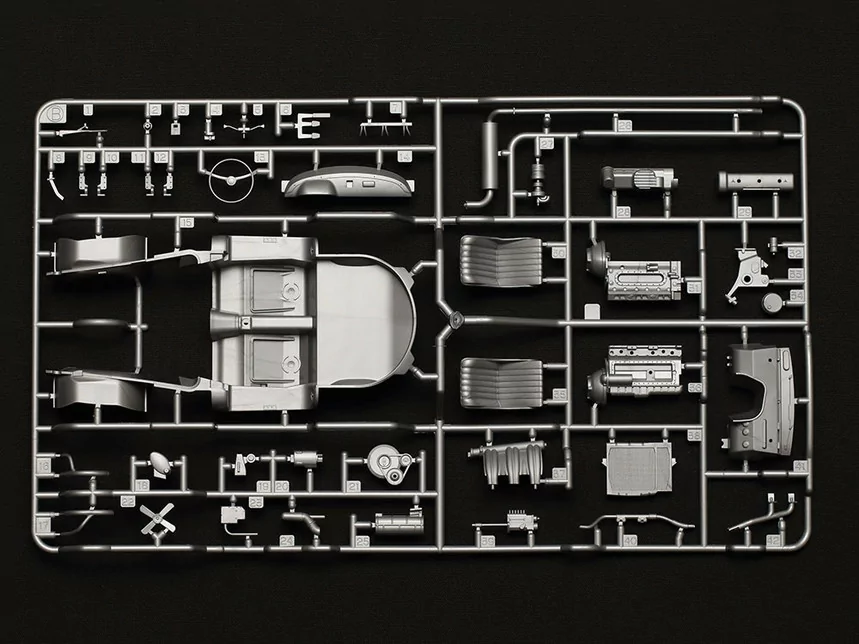 Tamiya 1/24 Mercedes Benz 300sl Car Model Kit TAM24366_9