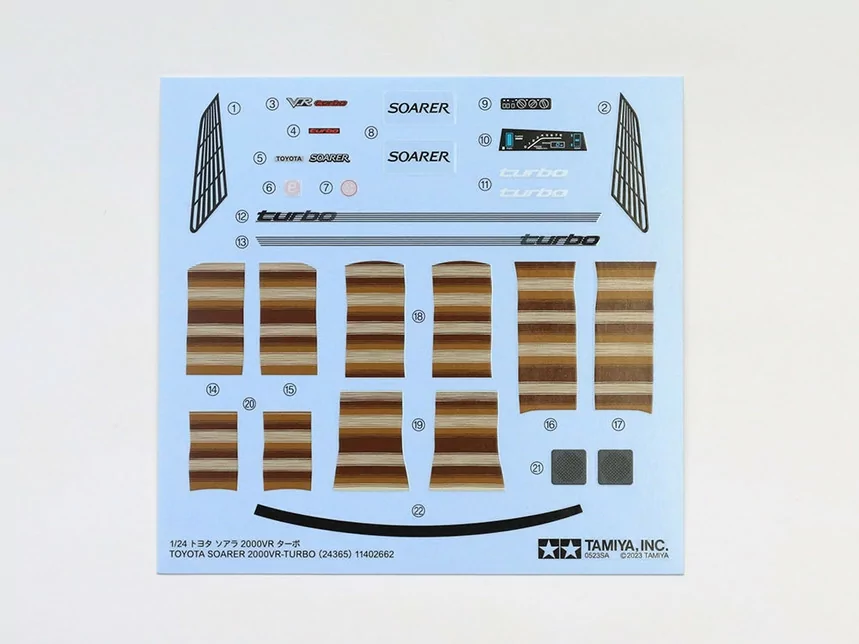 Tamiya 1/24 Toyota Soarer 2000VR-Turbo Car Model Kit TAM24365_3
