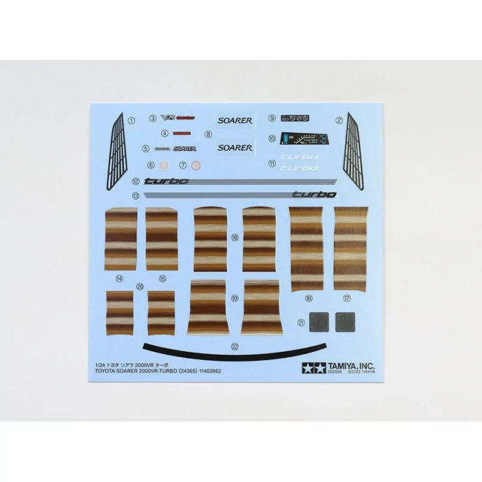 Tamiya 1/24 Toyota Soarer 2000VR-Turbo Car Model Kit