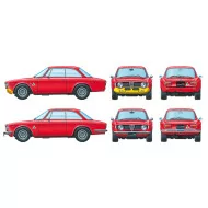 Tamiya 1/24 Alfa Romeo Giulia Sprint GTA Car Model Kit