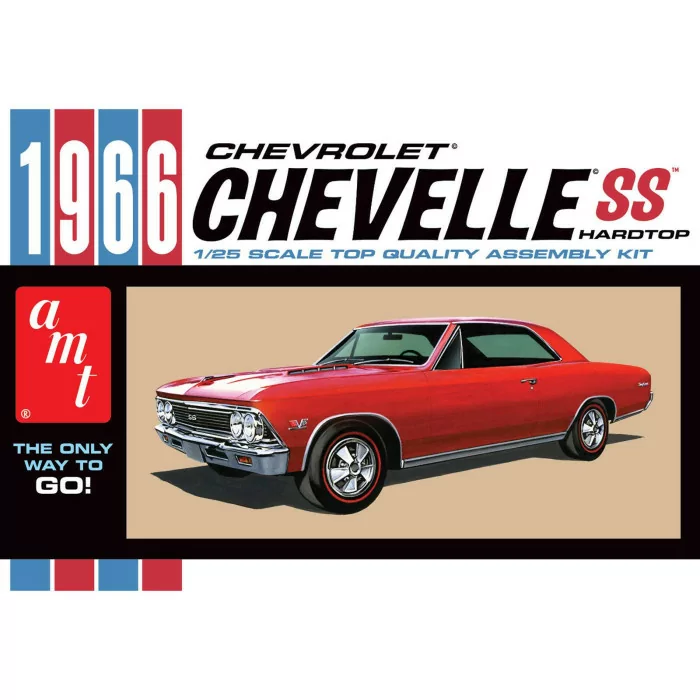 AMT 1/24 '66 Chevy Chevelle SS Car Model Kit