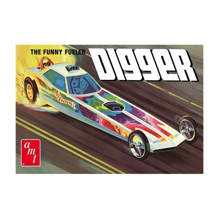 AMT 1/25 Digger Dragster Fooler Fueler Car Model Kit