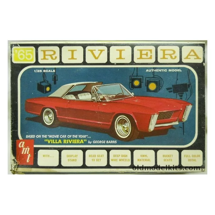 AMT 1/25 1965 Buick Riveria Car Model Kit