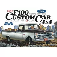 Moebius Models 1/25 1966 Ford F100 Custom Cab 4x4 Car Model Kit