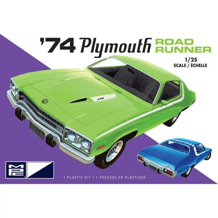 MPC 1/25 1974 Plymouth Road Runner Car Model Kit