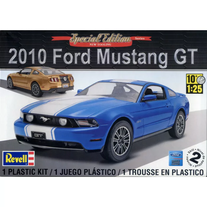 Revell 1/25 '10 Ford Mustang GT Coupe Car Model Kit
