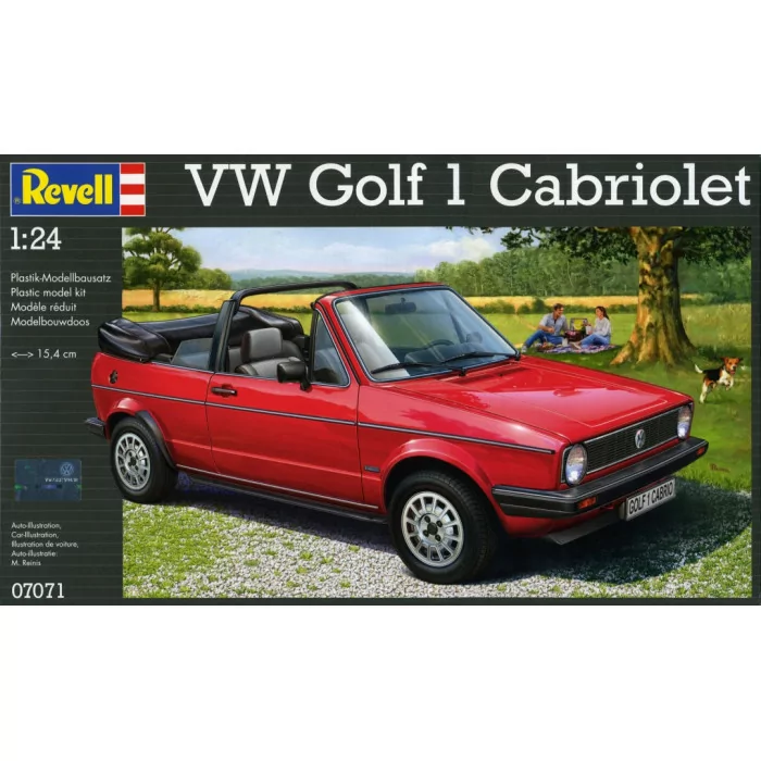 Revell 1/24 VW Golf 1 Cabriolet Car Model Kit