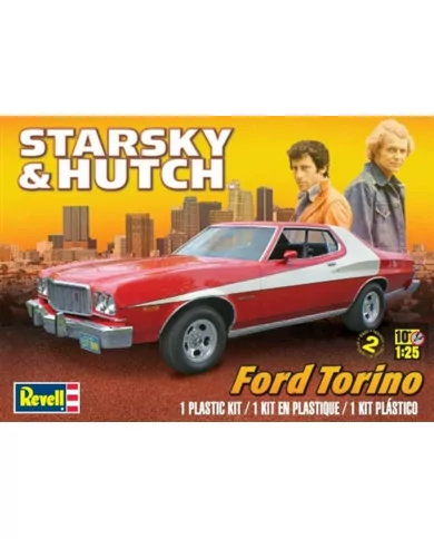 Revell 1/24 Starsky And Hutch Ford Torino Car Model Kit