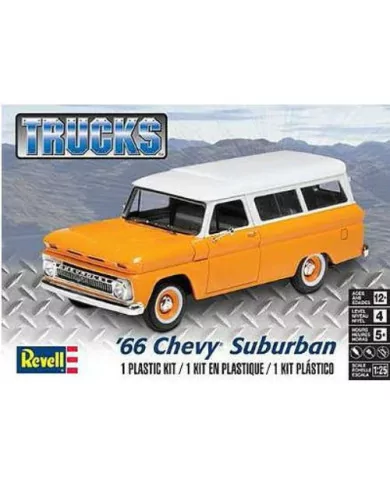 Revell 1/24 '66 Chevy Suburban Car Model Kit
